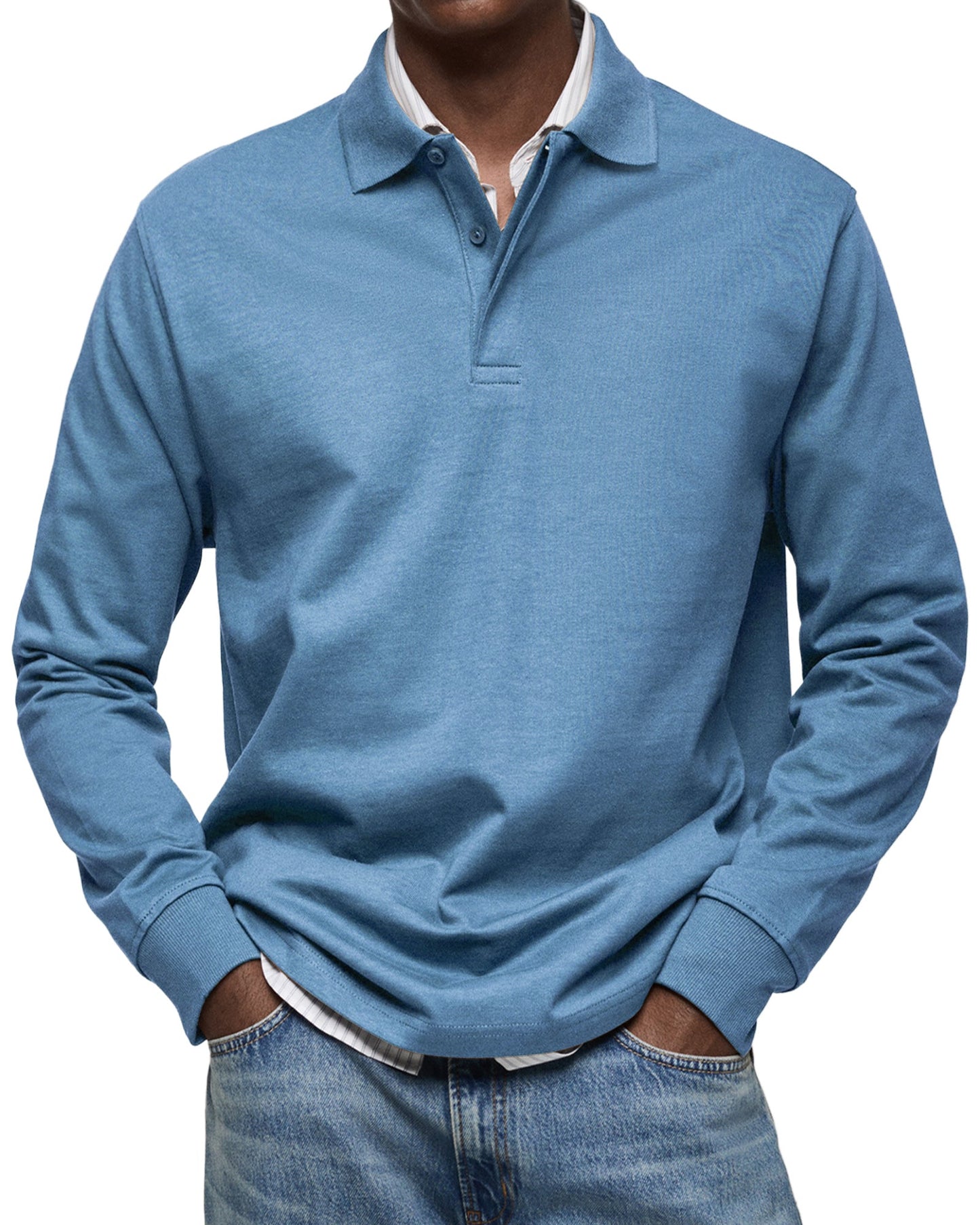 Savrani™ | Casual polo košile s dlouhým rukávem