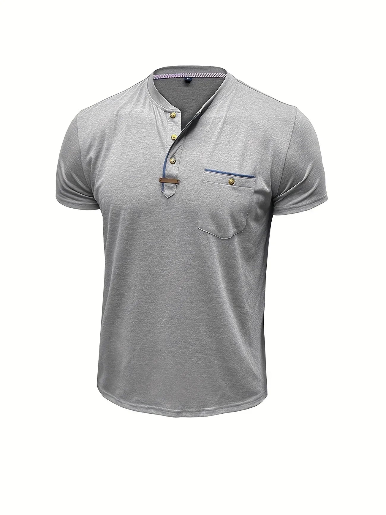 Savrani™ | Elegantní tričko s kulatým výstřihem a kapsou