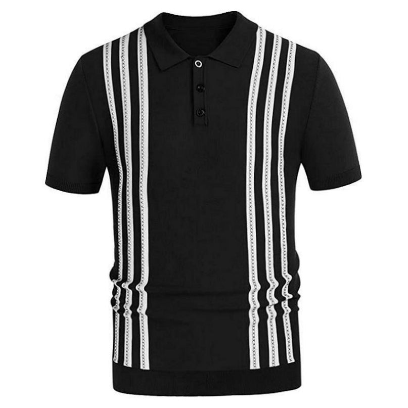 Savrani™ | Polo casual s pruhy.