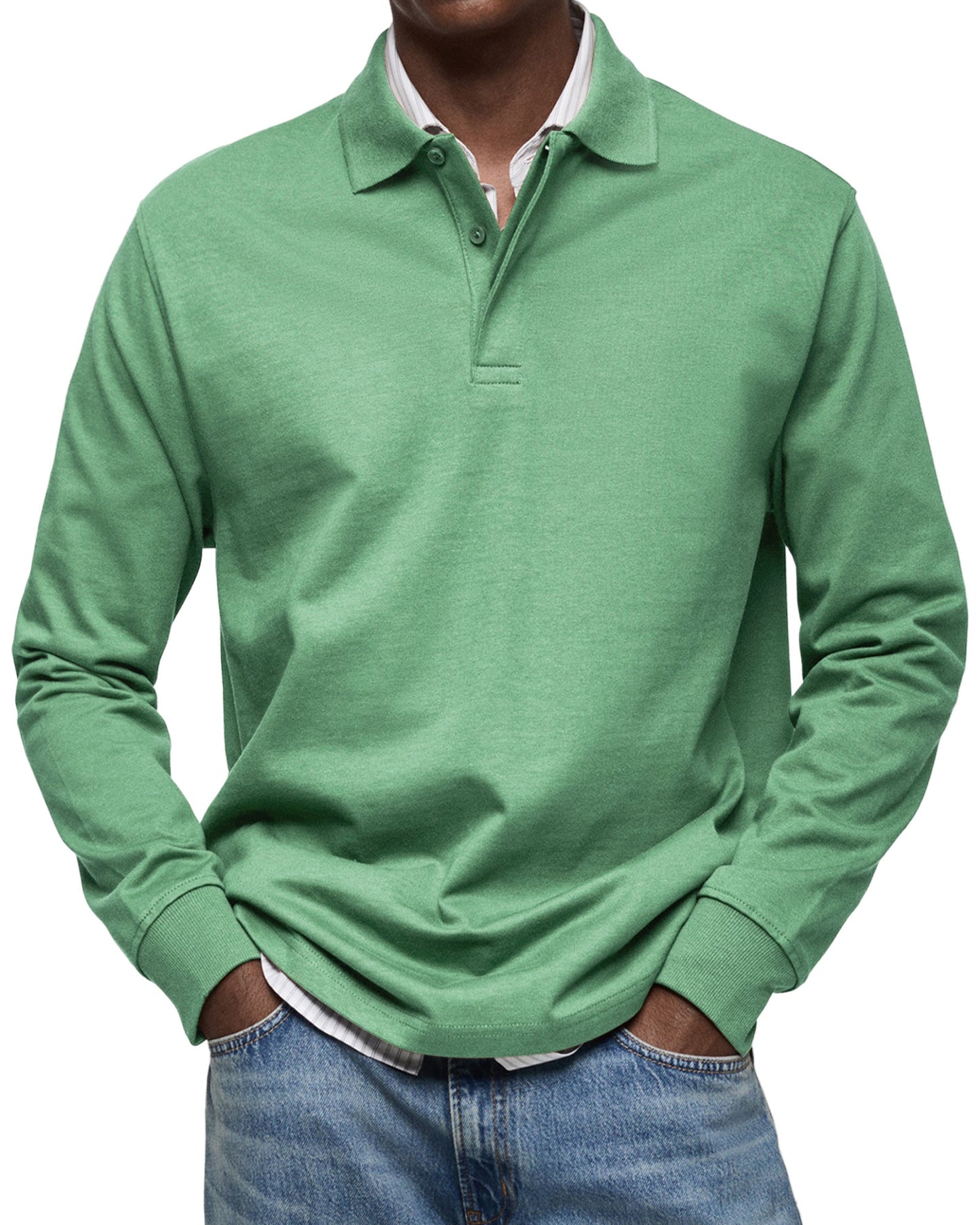 Savrani™ | Casual polo košile s dlouhým rukávem