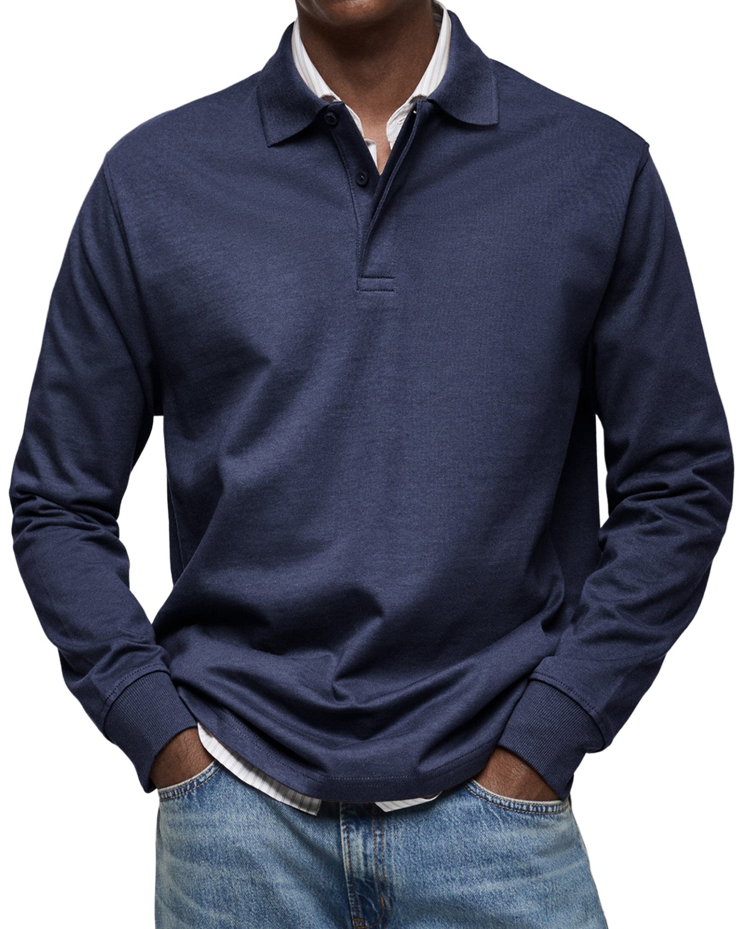 Savrani™ | Casual polo košile s dlouhým rukávem