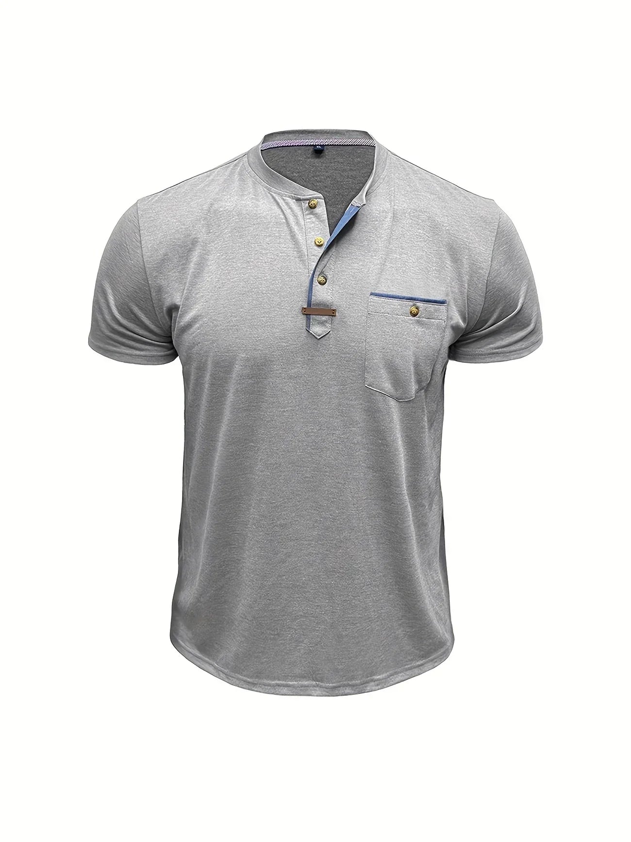 Savrani™ | Elegantní tričko s kulatým výstřihem a kapsou