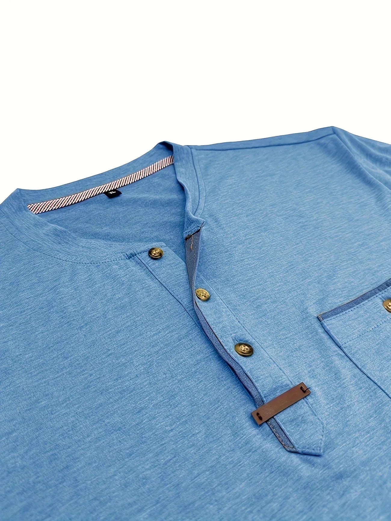 Savrani™ | Elegantní tričko s kulatým výstřihem a kapsou