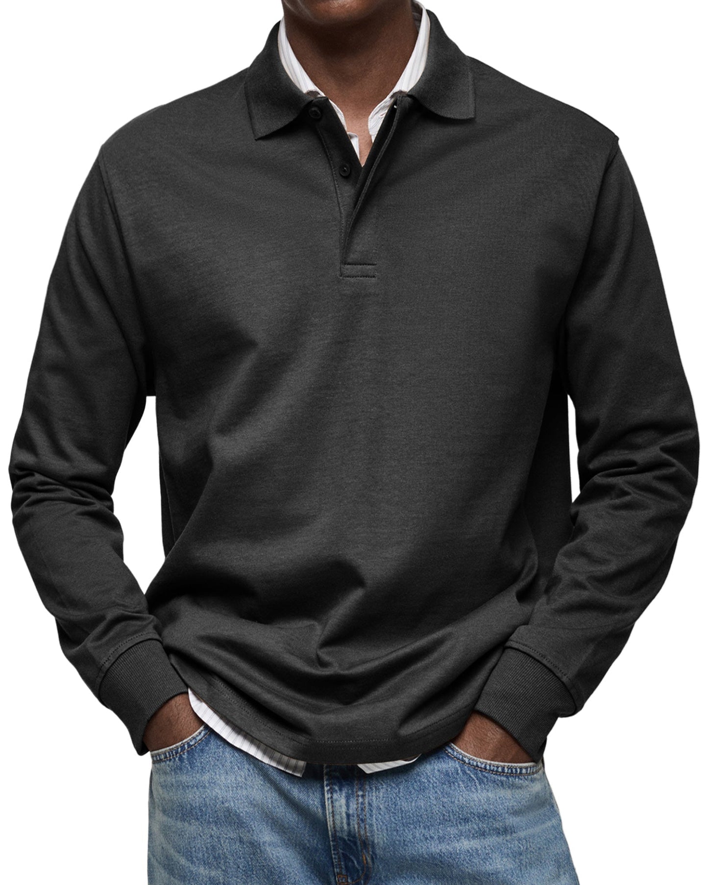 Savrani™ | Casual polo košile s dlouhým rukávem