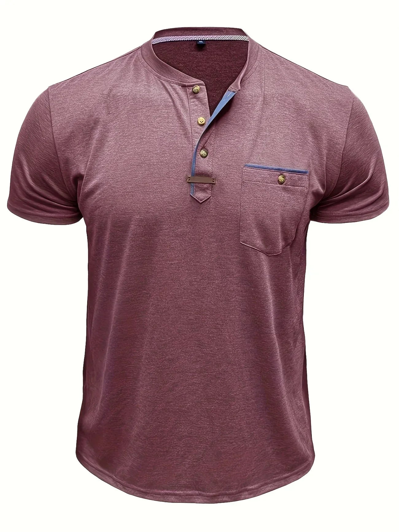 Savrani™ | Elegantní tričko s kulatým výstřihem a kapsou