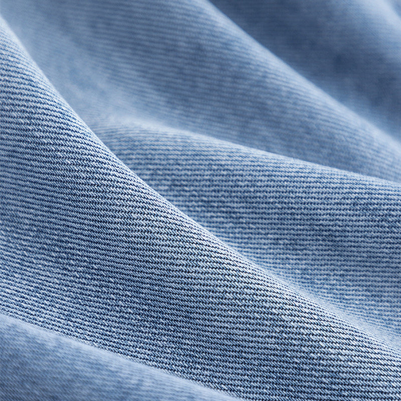 Arden™ – Dámský Denimový Trenčkot se Semišovým Detailingem