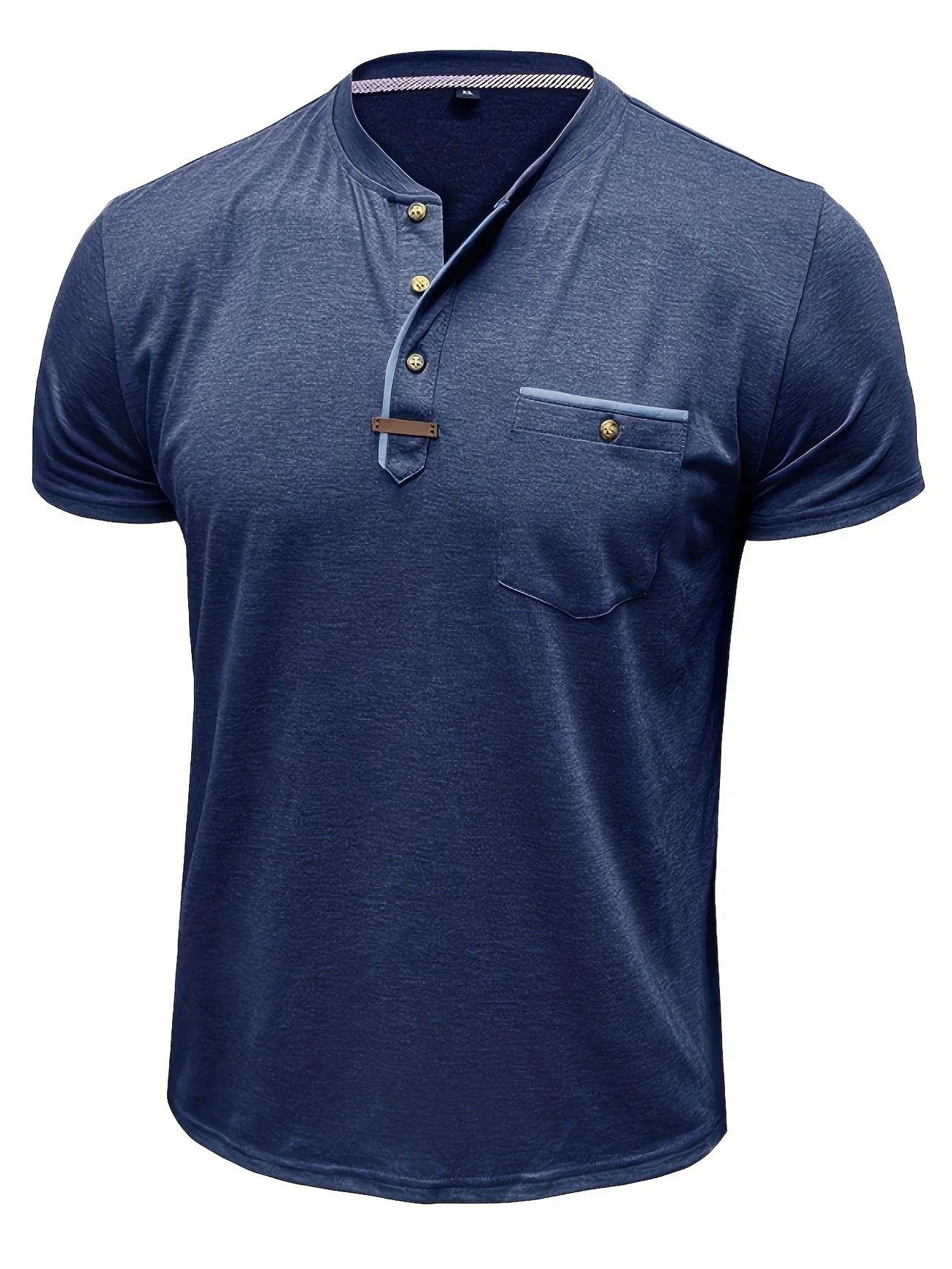 Savrani™ | Elegantní tričko s kulatým výstřihem a kapsou