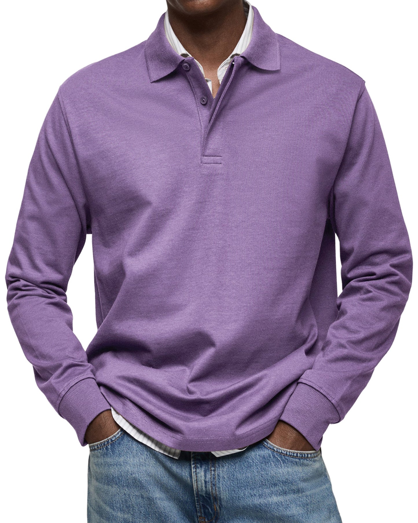 Savrani™ | Casual polo košile s dlouhým rukávem