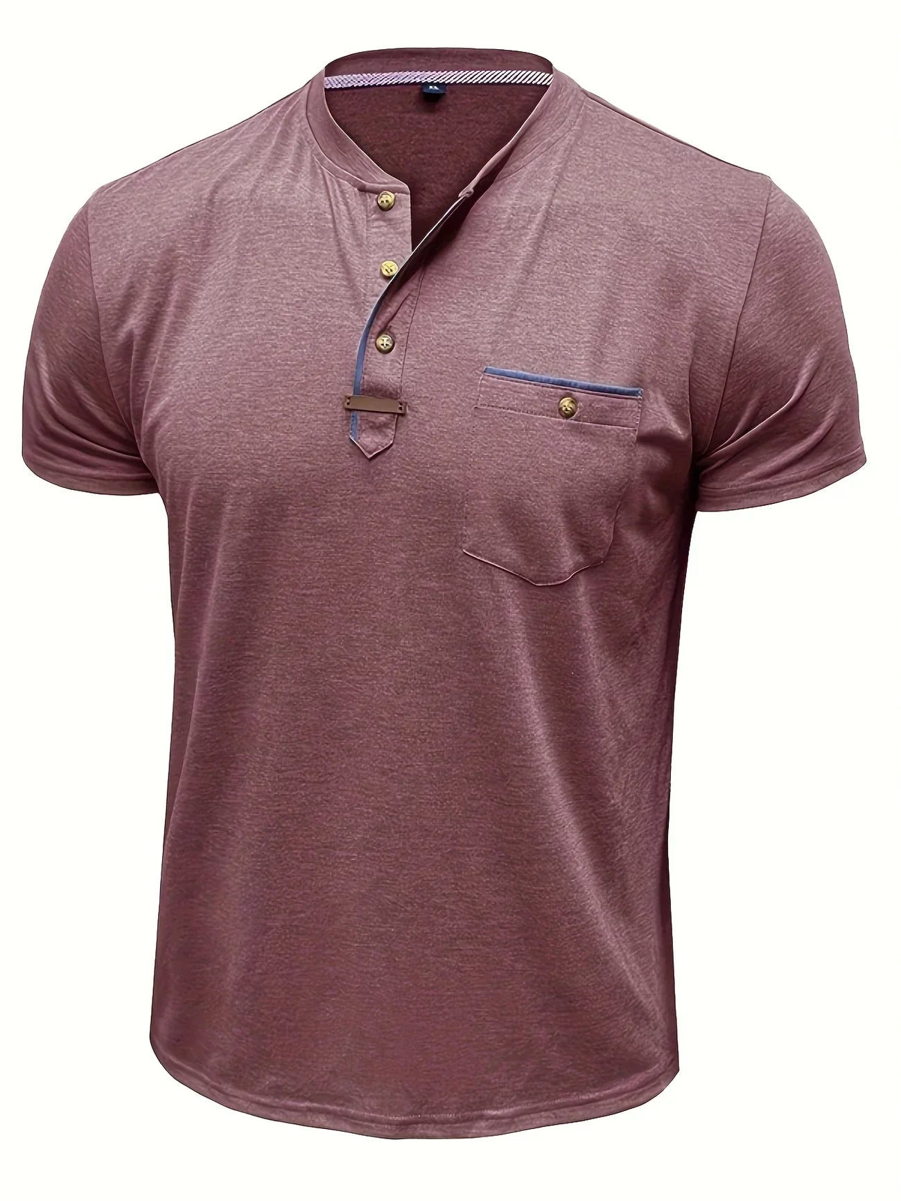 Savrani™ | Elegantní tričko s kulatým výstřihem a kapsou