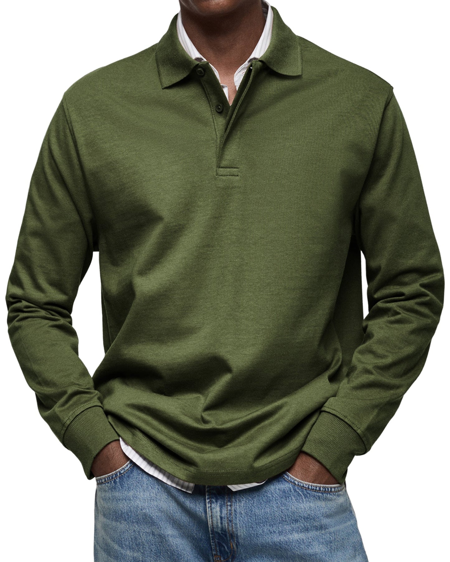 Savrani™ | Casual polo košile s dlouhým rukávem