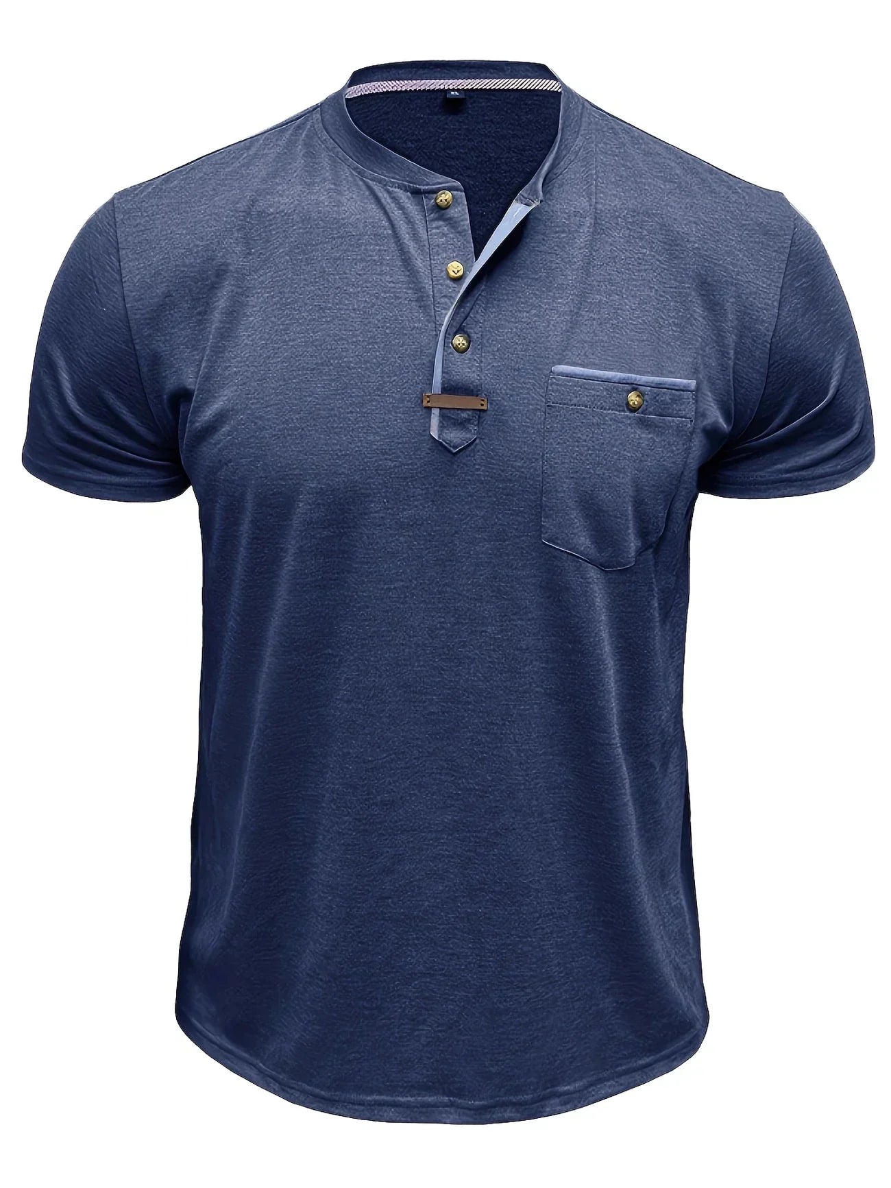 Savrani™ | Elegantní tričko s kulatým výstřihem a kapsou