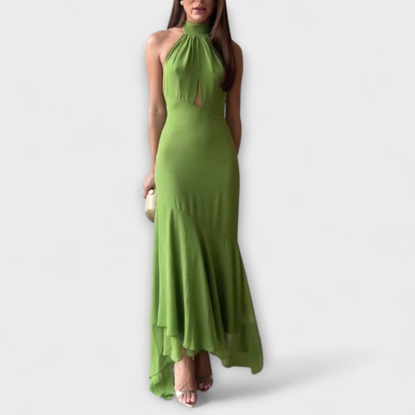 Elodie - Elegantní asymetrické maxi šaty