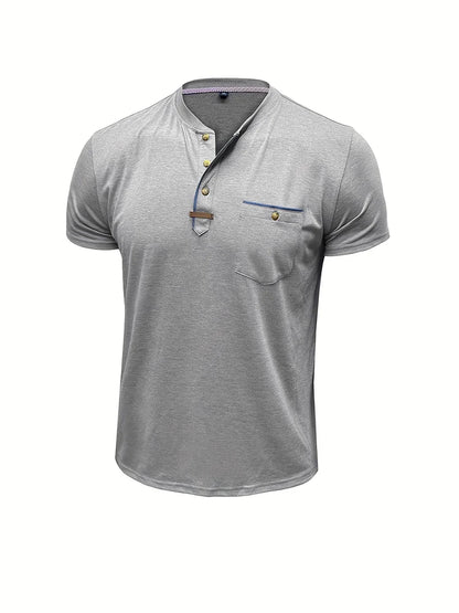 Savrani™ | Elegantní tričko s kulatým výstřihem a kapsou