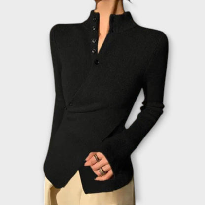 Michiko – Elegantní pletený svetr z bavlny