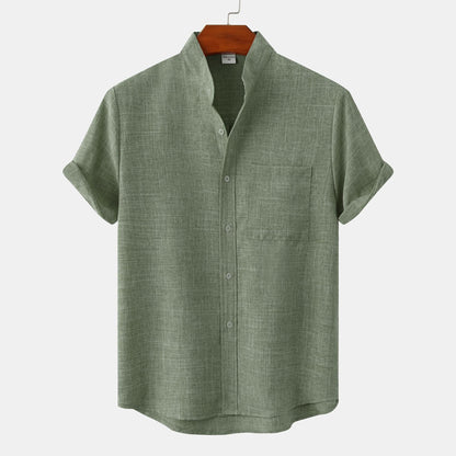 Savrani™ | Hladká bavlněná košile s knoflíky.