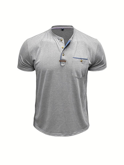Savrani™ | Elegantní tričko s kulatým výstřihem a kapsou