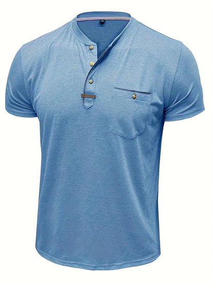 Savrani™ | Elegantní tričko s kulatým výstřihem a kapsou
