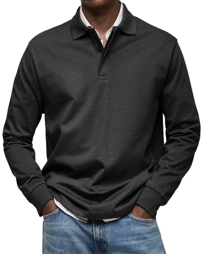 Savrani™ | Casual polo košile s dlouhým rukávem