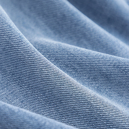 Arden™ – Dámský Denimový Trenčkot se Semišovým Detailingem