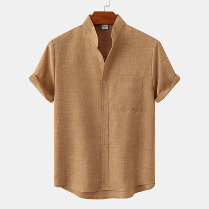 Savrani™ | Hladká bavlněná košile s knoflíky.