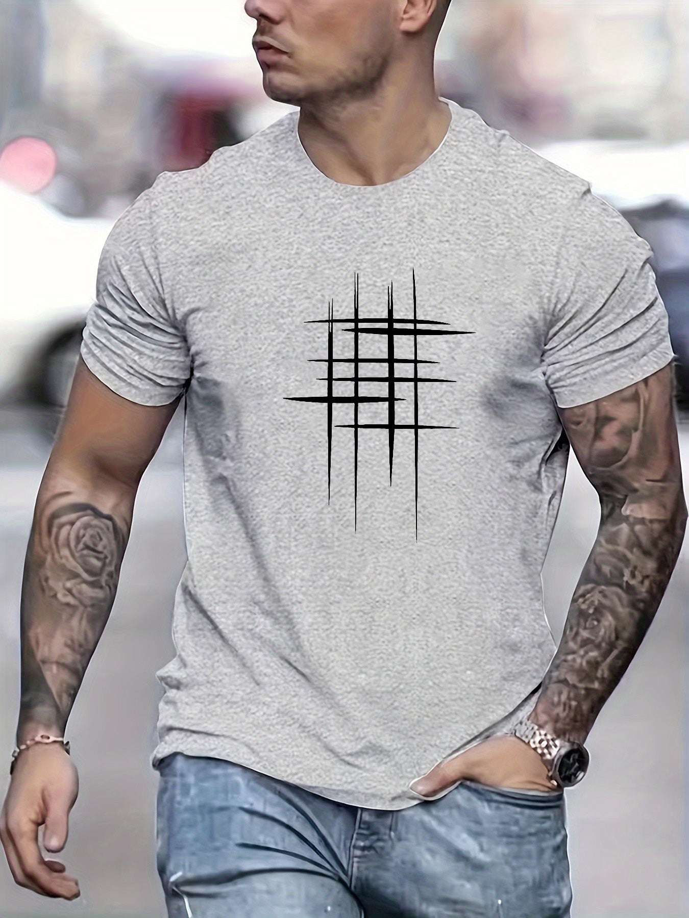 Savrani™ | Elegantní krátký rukáv T-shirt s grafickým potiskem