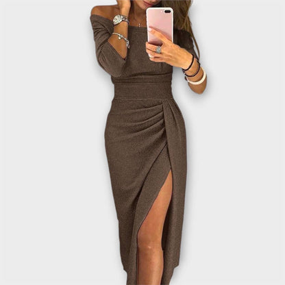Lena - Elegantní šaty s odhalenými rameny