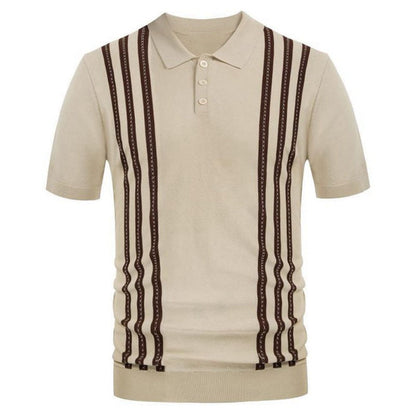 Savrani™ | Polo casual s pruhy.