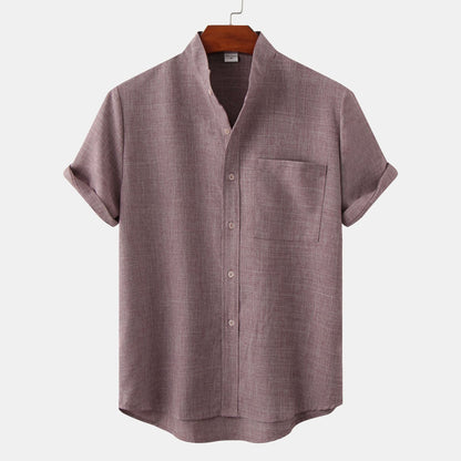 Savrani™ | Hladká bavlněná košile s knoflíky.