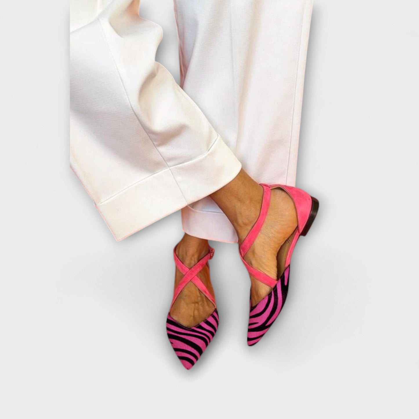 Zarella – Růžové Zebra Flats