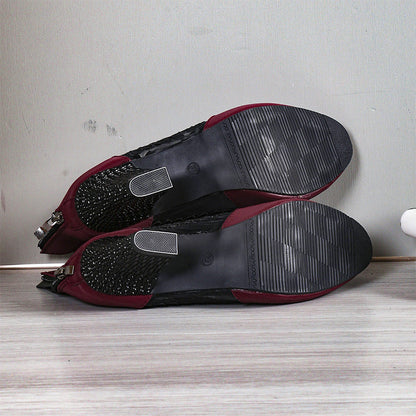 Lunaria™ – Dámské Letní Podpatky s Krajkou a Třpytivými Detaily